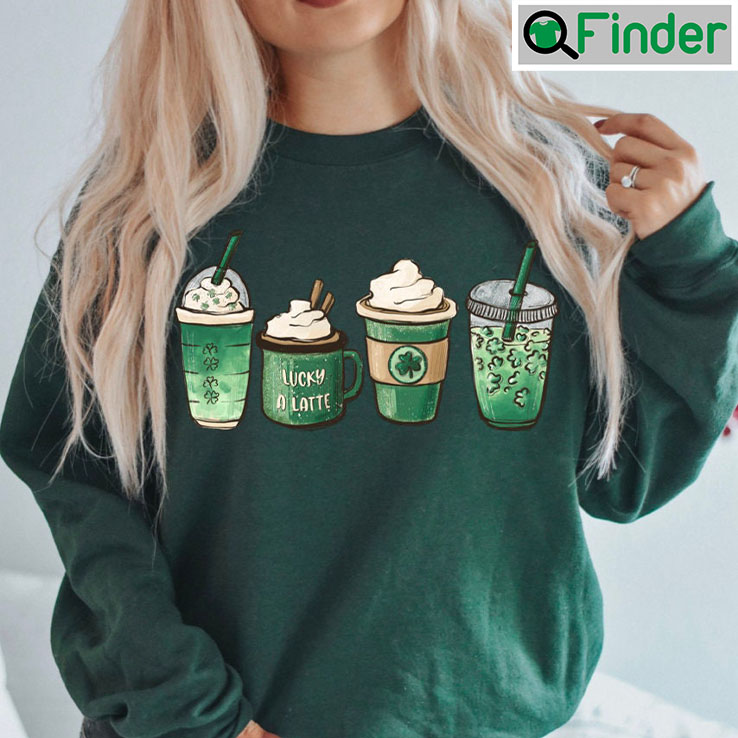 St Patricks Day Coffee Cozy Shamrock Sweatshirt St Patricks Day Coffee Cozy Shamrock Sweatshirt