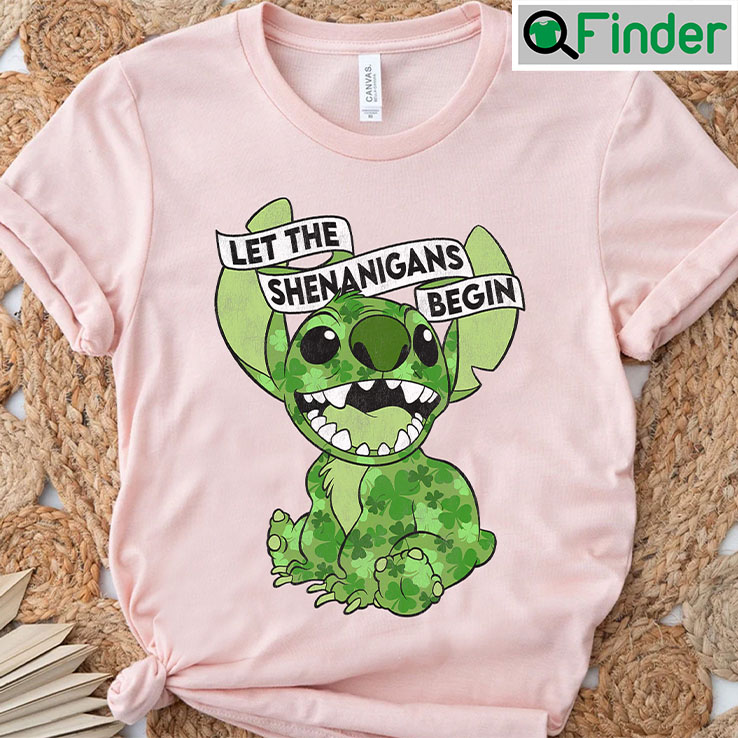 St.Patricks Day Stitch Shenanigans Irish Shamrock Shirt St.Patricks Day Stitch Shenanigans Irish Shamrock Shirt