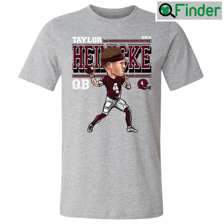 Taylor Heinicke Cartoon Unisex T shirt For Fan Taylor Heinicke Cartoon Unisex T shirt For Fan