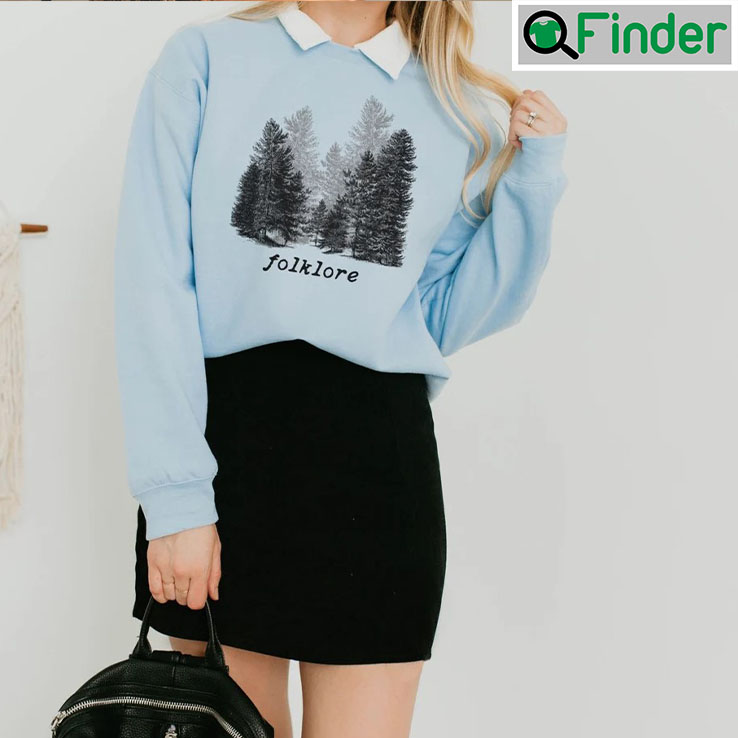 Taylor Swift Folklore Crewneck Sweatshirts Hoodie Taylor Swift Folklore Crewneck Sweatshirts Hoodie