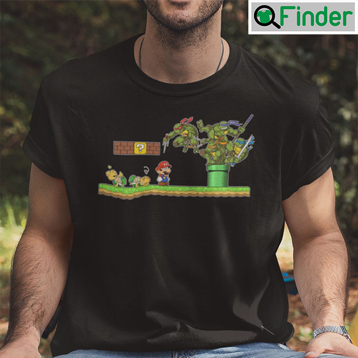 Teenage Mutant Ninja Turtles Mashup Super Mario TMNT Shirt Teenage Mutant Ninja Turtles Mashup Super Mario TMNT Shirt