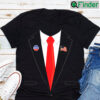 Tuxedo Suit Presidents Day Trump Pin Costume T Shirt
