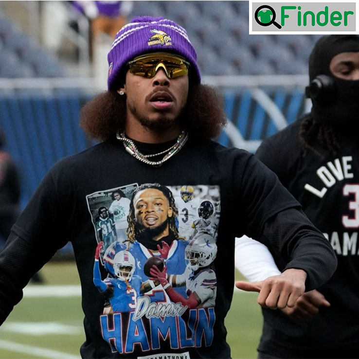 Vintage Damar Hamlin Tribute shirt Justin Jefferson Vintage Damar Hamlin Tribute shirt Justin Jefferson