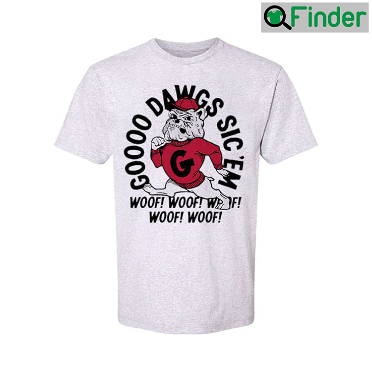 Vintage Georgia Bulldogs Go Dawgs Sicem Crewneck Shirt Vintage Georgia Bulldogs Go Dawgs Sicem Crewneck Shirt