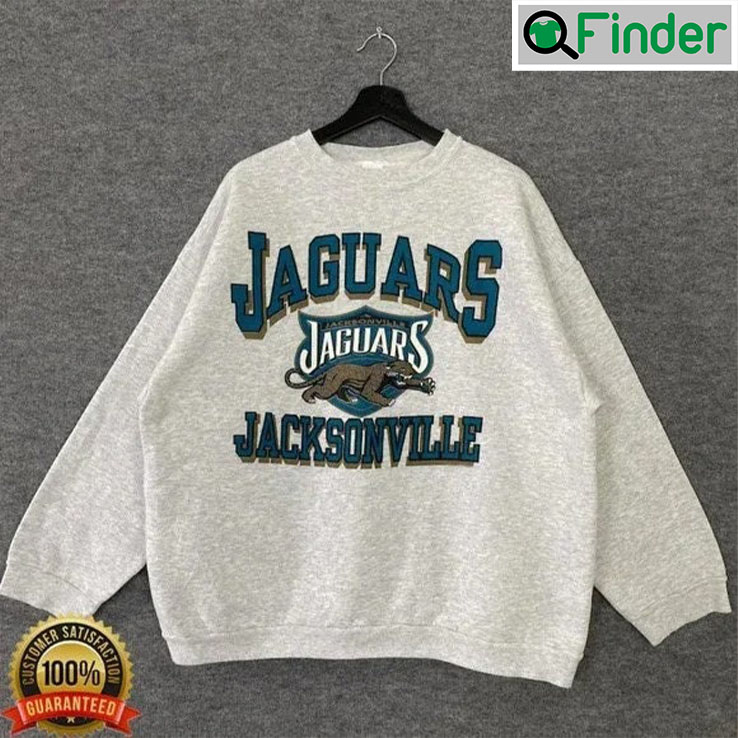 Vintage Jacksonville Jaguars Football Team Crewneck Sweatshirt For Fan Vintage Jacksonville Jaguars Football Team Crewneck Sweatshirt For Fan