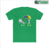 Vintage NCAA Tulane Green Angry Wave Nike T shirt 2023