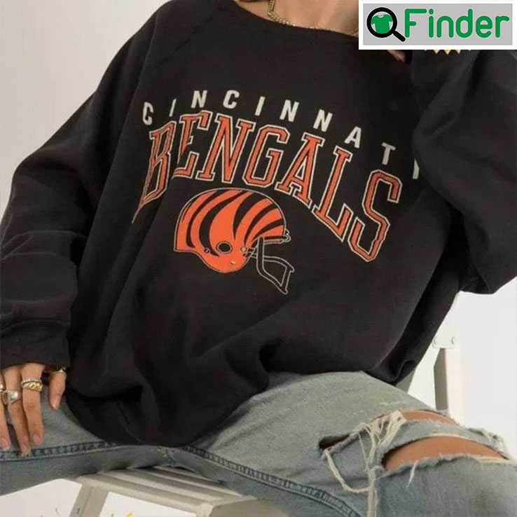Vintage Style Cincinnati Bengals Sweatshirt Sunday Football Vintage Style Cincinnati Bengals Sweatshirt Sunday Football