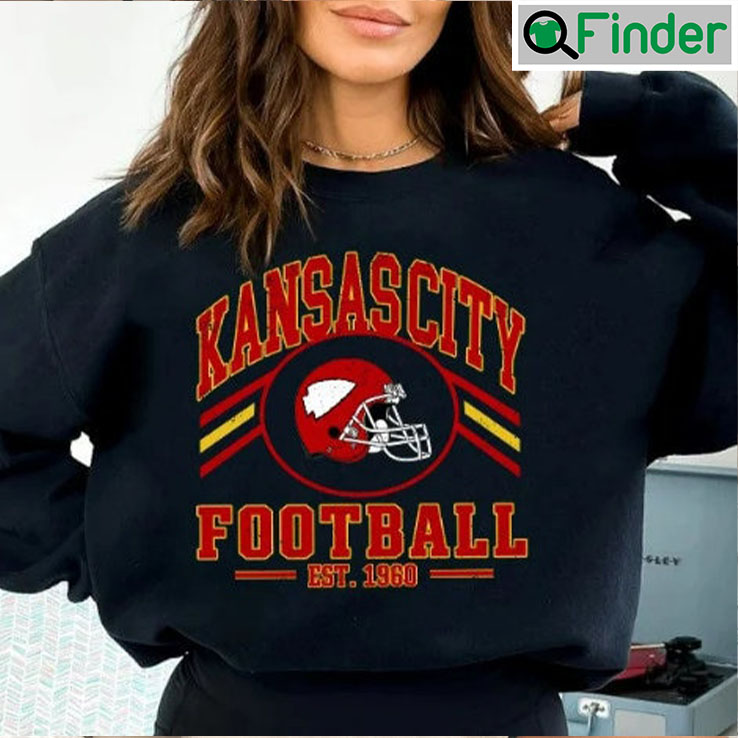 Vintage Style Kansas City Football Team Crewneck Sweatshirt Vintage Style Kansas City Football Team Crewneck Sweatshirt