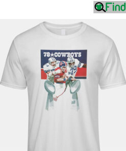 1978 Dallas Cowboys Super Bowl Artwork Iconic T shirt
