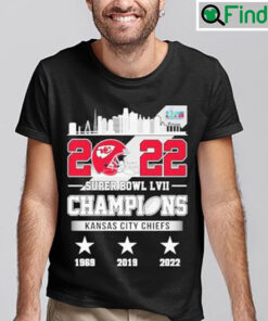 2022 Super Bowl LVII Champions Kansas City Chiefs T shirt
