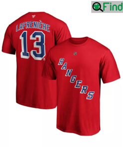 Alexis Lafreniere New York Rangers Name And Number T shirt