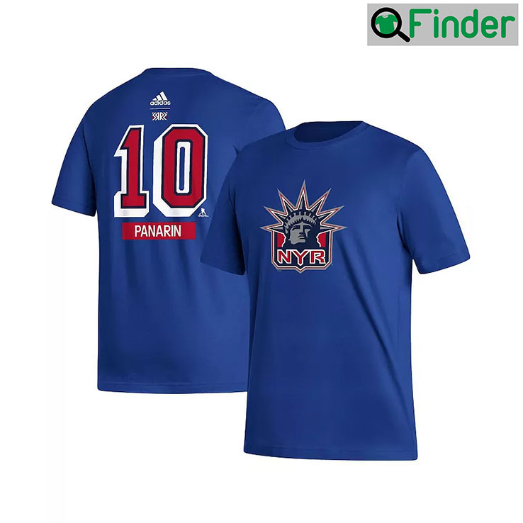 Artemi Panarin New York Rangers Name And Number T shirt Artemi Panarin New York Rangers Name And Number T shirt