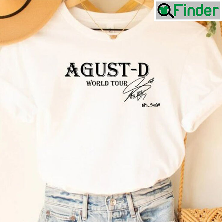 BTS Agust D World Tour T shirt BTS Agust D World Tour T shirt