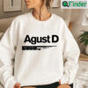 Bangtan Agust D World Tour Concert Sweatshirt