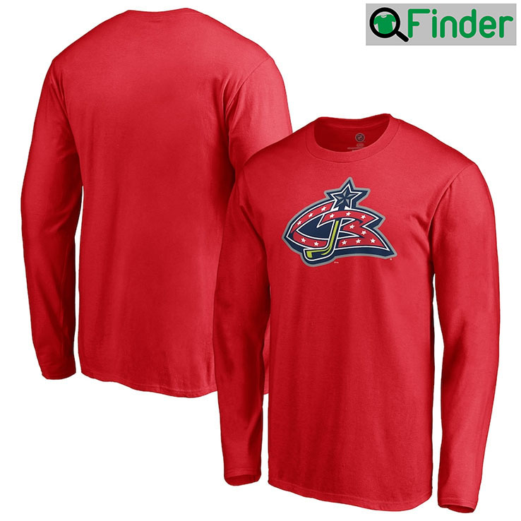 Columbus Blue Jackets Retro Primary Long Sleeve Shirt Columbus Blue Jackets Retro Primary Long Sleeve Shirt