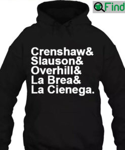 DC Young Fly Crenshaw Slauson Hoodie shirt