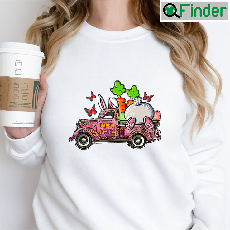 Easter Truck Cute Bunny Shirt Easter Truck Cute Bunny Shirt
