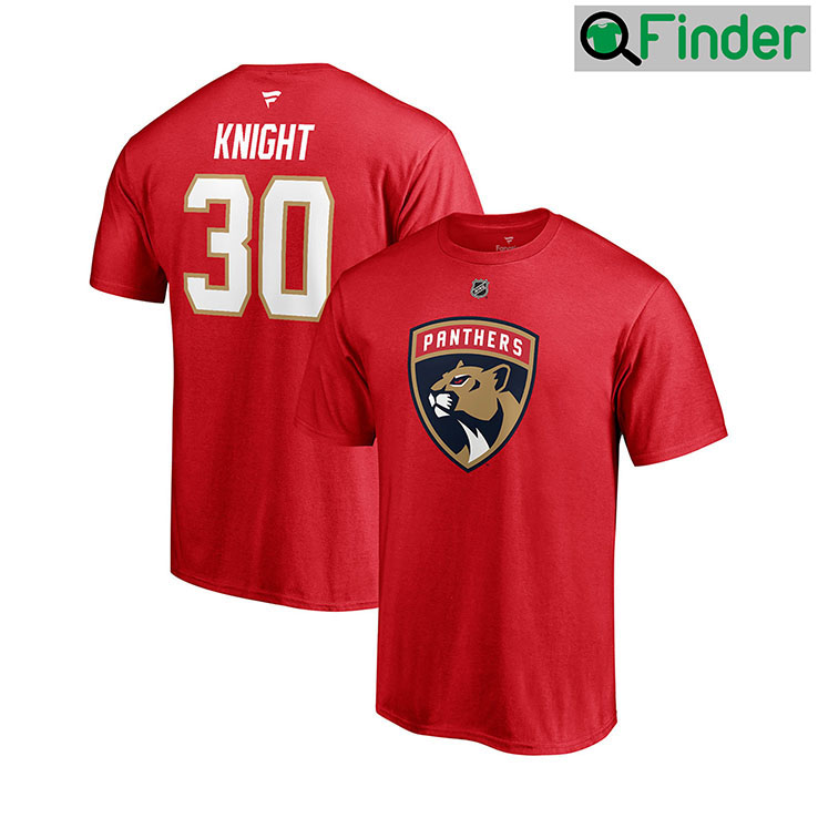 Florida Panthers 30 Spencer Knight Name Number T shirt Florida Panthers 30 Spencer Knight Name Number T shirt