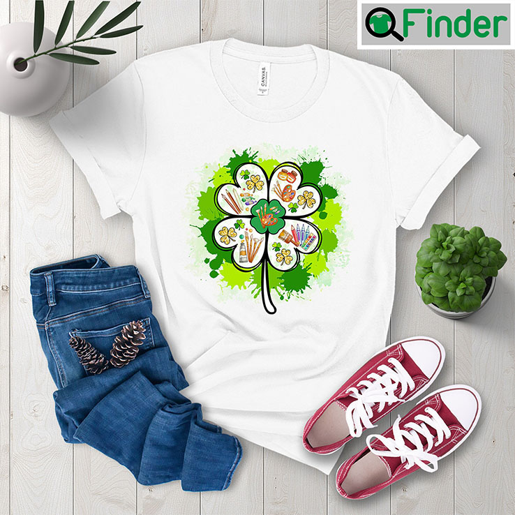 Happy St Patricks Day 2023 Art Teacher Shirt Happy St Patricks Day 2023 Art Teacher Shirt