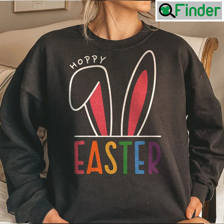 Hoppy Easters Day Crewneck Sweatshirt Hoppy Easters Day Crewneck Sweatshirt