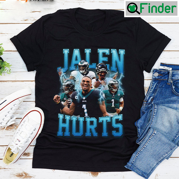 Jalen Hurts Retro Unisex Graphic Tee Shirt For Fan Jalen Hurts Retro Unisex Graphic Tee Shirt For Fan
