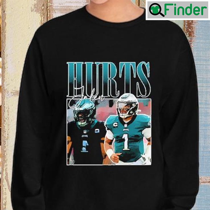 Jalen Hurts Vintage 90s Official Sweatshirt Jalen Hurts Vintage 90s Official Sweatshirt