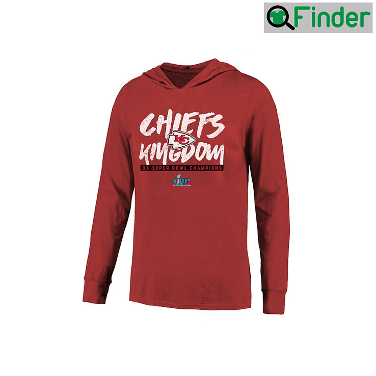 Kansas City Chiefs Three Time Super Bowl Champions Hoodie Kansas City Chiefs Three Time Super Bowl Champions Hoodie