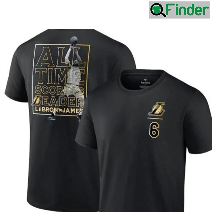 LeBron James All Time Scoring Leader T shirt 2023 LeBron James All Time Scoring Leader T shirt 2023