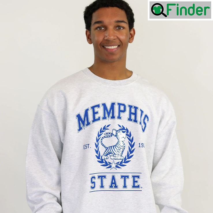 Memphis State Tigers Vintage Crewneck Sweatshirt Memphis State Tigers Vintage Crewneck Sweatshirt
