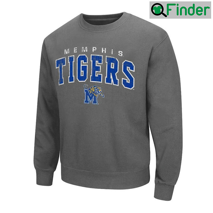 Memphis Tigers University Retro 90s Print Crewneck Sweatshirt Memphis Tigers University Retro 90s Print Crewneck Sweatshirt