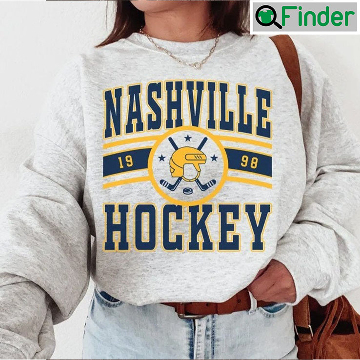 Nashville Predator Hockey Fan Vintage Sweatshirt Nashville Predator Hockey Fan Vintage Sweatshirt