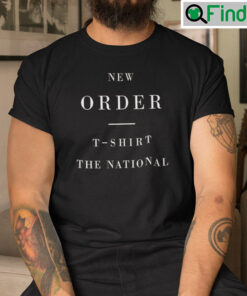 New Order T Shirt The National