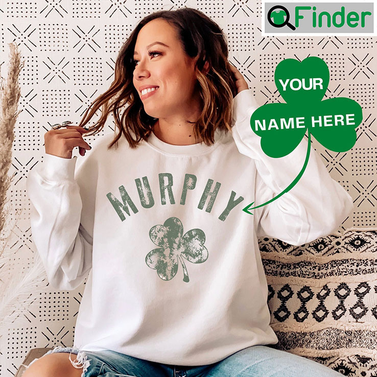Personalized St Patricks Day Distressed Custom Irish T shirt Personalized St Patricks Day Distressed Custom Irish T shirt
