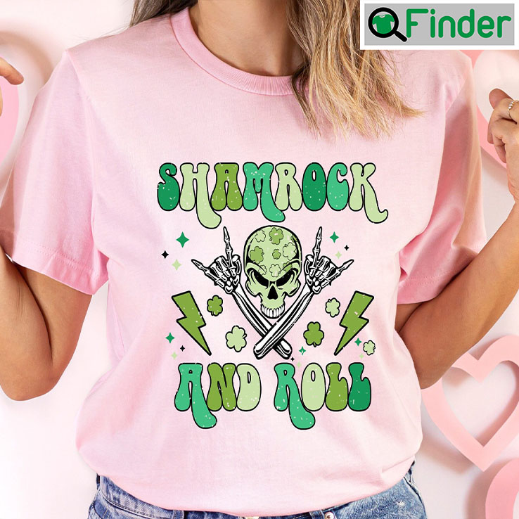Shamrock And Roll St. Patricks Day Tee Shirt Shamrock And Roll St. Patricks Day Tee Shirt