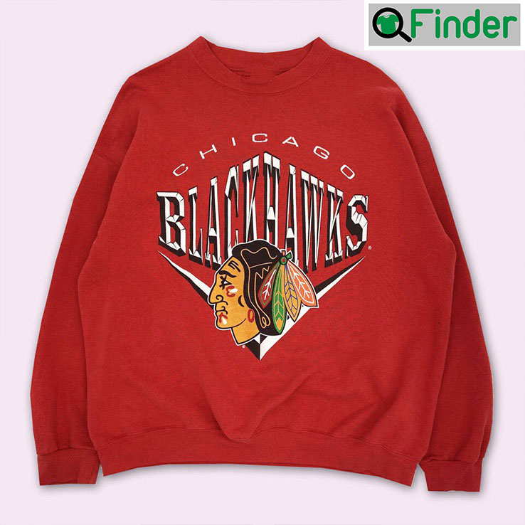 Throwbackmax Chicago Blackhawks Hockey Premium Sweatshirt Throwbackmax Chicago Blackhawks Hockey Premium Sweatshirt