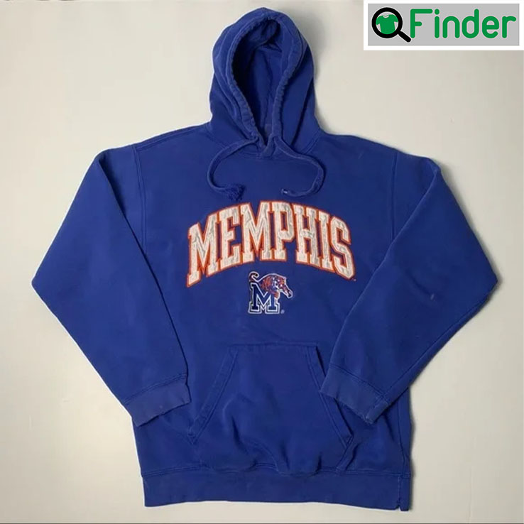 Vintage 90s Memphis Tigers University Hoodie Vintage 90s Memphis Tigers University Hoodie