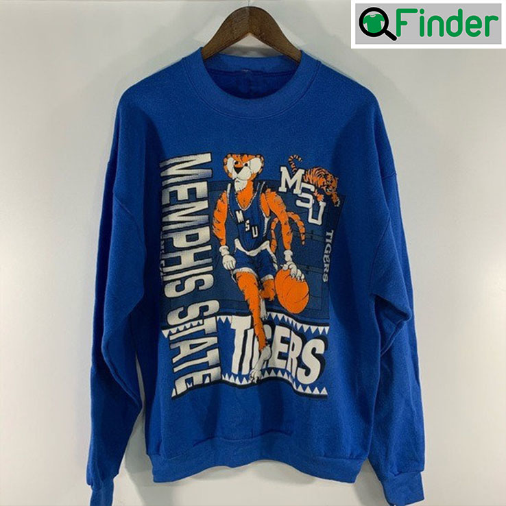 Vintage 90s NCAA Memphis Tigers Basketball Logo Crewneck Sweatshirt Vintage 90s NCAA Memphis Tigers Basketball Logo Crewneck Sweatshirt