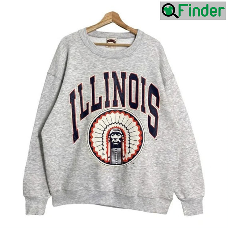 Vintage Illinois Fighting Illini Unisex Sweatshirt Vintage Illinois Fighting Illini Unisex Sweatshirt