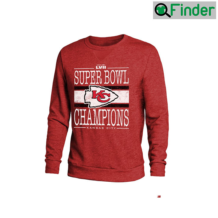 Vintage Kansas City Chiefs Super Bowl LVII Champions Sweatshirt Vintage Kansas City Chiefs Super Bowl LVII Champions Sweatshirt