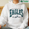 Vintage Style Philadelphia Eagles Football Unisex Crewneck Hoodie