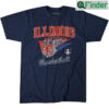 Vintage University Of Illinois Fighting Illini Basketball Shirt