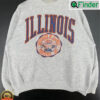 Vintage University Of Illinois Fighting Illini Logo Sweatshirt