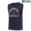 Washington Capitals Hockey Print New Softhand Muscle Tank Top