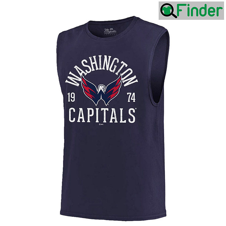 Washington Capitals Hockey Print New Softhand Muscle Tank Top Washington Capitals Hockey Print New Softhand Muscle Tank Top