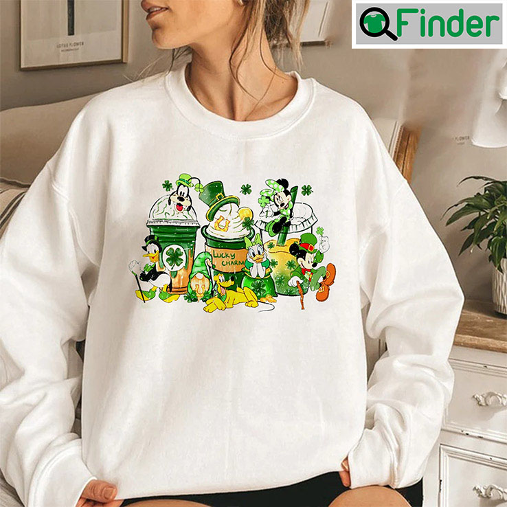 Winnie The Pooh Disney Shamrock St Patricks Day Sweatshirt Winnie The Pooh Disney Shamrock St Patricks Day Sweatshirt