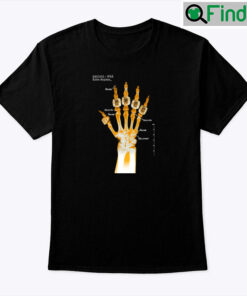 5 Rings Skeleton Shirt Patient 24 Kobe Bryant Skeleton Hand
