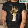5 Rings Skeleton T Shirt Patient 24 Kobe Bryant Skeleton Hand
