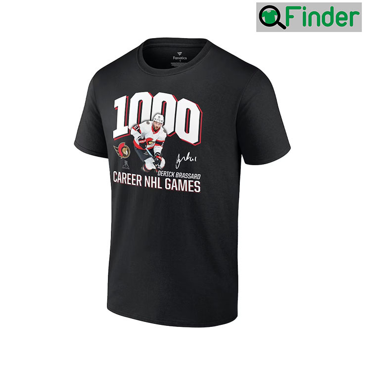 Derick Brassard 1 000 Games Career T Shirt Derick Brassard 1 000 Games Career T Shirt