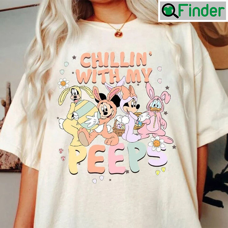Disney Easter Egg Bunny Chillin With My Peeps T shirt Disney Easter Egg Bunny Chillin With My Peeps T shirt