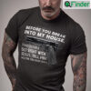 Funny Gun Shirt Before You Break The House Stand Outside